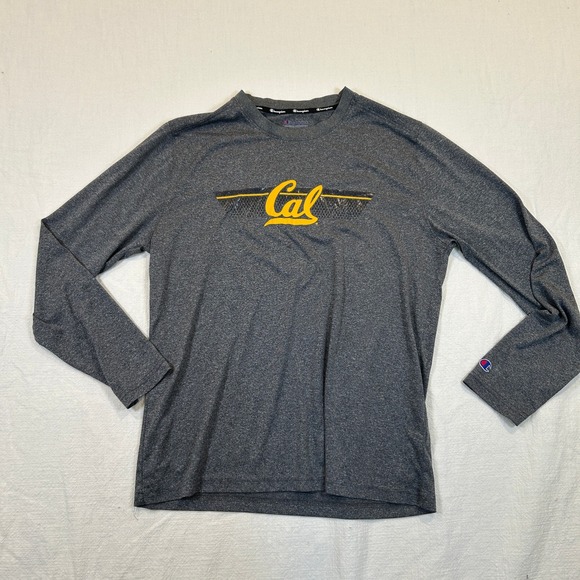 Champion Other - Champion Cal Berkeley Long Sleeve Shirt Mens Large Gray Authentic Athleticwear